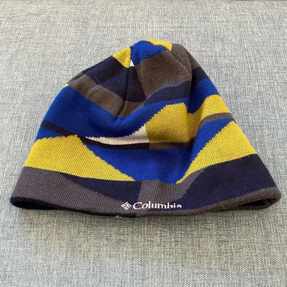 Blue Columbia Beanie Hat